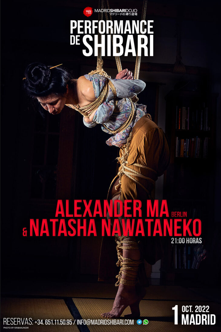 Actuación Discover Kinbaku (Alexander Ma & Natasha NawaTaNeko) Madrid